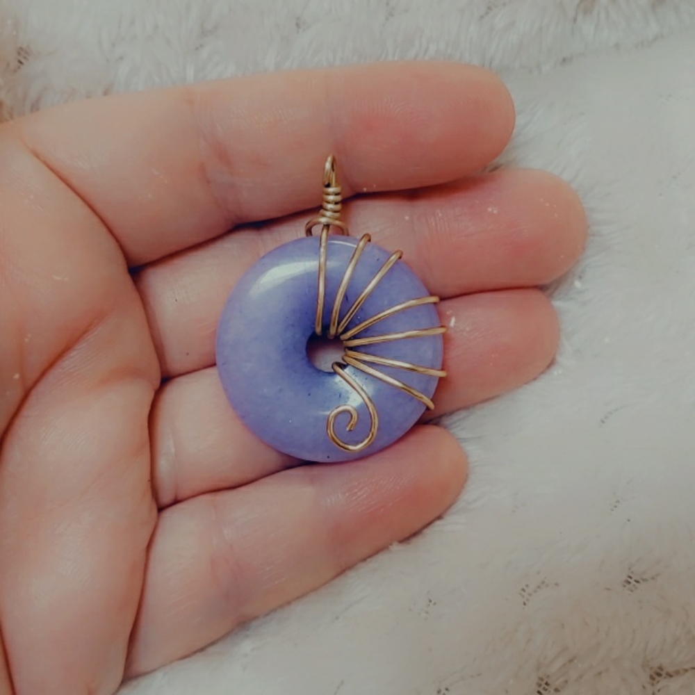 Handmade Wirewrap Pendant 9